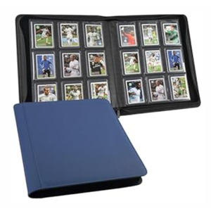 Toploader Binder, 9-Pocket Pages Sleeves Hold up 288 Cards, Toploader Hard Cases,Toploader Card Binder for MTG, TCG, Sport Card, Game Cards, Durable Sleeves for Storage & Display(Blue)