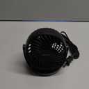 Gaiatop Desk Fan, 5-Inch Portable Electric Table Desktop Air Circulator Fans, Small but Powerful with 3 Speed 360 Adjustable Tilt for Cooling Home Dorm Office Bedroom Bathroom Kitchen, Black