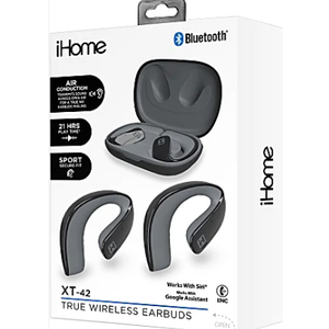 Bytech iHome XT-42 True Wireless Bluetooth In-Ear Earbuds HMAUBE238