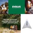 Evolve Plant Based Protein Shake, Chocolate Caramel, 20g Vegan Protein, Dairy Free, No Artificial Sweeteners, Non-GMO, 10g Fiber, 11oz, (12 Pack) (EXP 07/20/26)