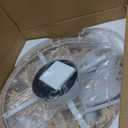 20" Boho Ceiling Fan with Light, Coastal Fandelier Ceiling Fans with Lights and Remote Control,Caged Wood Beaded Flush Mount with 6 Speeds for Living Room Bedroom Nursery