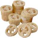 Natural Loofah Sponge for Soap Making, 20 Pack Organic Loofahs Slices Cuts Set, Loofa Exfoliating Body Scrubber, Shower Sponge Luffas for Women and Men