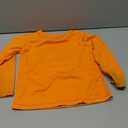 Boys Toddler Long Sleeve Rash Guard UPF 50+ Sun Shirt Kids UV Protection Swim Shirt Relaxed Fit Athletic Top (Orange) size 4T