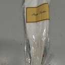 Happy Feather Handheld Marabou Feather Fan, 1920s Vintage Style Flapper Hand Fan for Costume Party and Dancing-WHITE