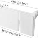 4pcs Langstroth Hive Bee Feeder - Dual Compartment 1.5L Bee Feeder & Water, Anti-Drowning Design for Beekeeping Supplies