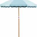 6FT Patio Beach Umbrella for Outdoor, UPF 50+ Sun Shade for Patio, Backyard, Garden, Pool and Beach, Tilt Adjustable, Portable, Harbour Cypress Green