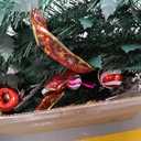 6 FT Pre-Lit Artificial Christmas Tree with 250 Warm White & Multi Lights - 1000 Branch Tips Hinged Spruce for Indoor Outdoor Home Christmas Decorations