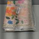 Boho Floral Entryway Rug 2x3, Washable Small Mat for Bathroom and Kitchen, Non Slip Front Door Mat Indoor Entrance, Vintage Style Flower Mat with Rubber Backing, Soft Area Rug for Entry Way (Beige)