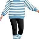 Pullover Hoodie Sweatshirt and Leggings Set Little Girls Clothes 3-4Y