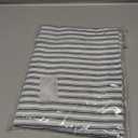 VHC Brands Sawyer Mill Blue Valance Lined Farmhouse Stripe for Kitchen or Dining Room Windows 16x60 Curtain
