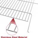 Stainless Steel Warming Rack for Expert Grill 24" harcoal Grill, Heavy Duty BBQ Replacement Parts Fits XG1910200103 EG24, Outdoor Grill Accessories for Keeping Food Warm