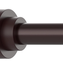 Thestoa Brown Shower Curtain Rod Adjustable 4378 inch, 1"Diameter Spring Tension Curtain Rod No Drill, AntiRust NonSlip Shower Rod for Bathroom Tension Rod