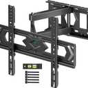 PERLESMITH TV Wall Mount, for 26-60 Inches (66-152 cm) Television Up to 40 kg, Adjustable and Tilting TV Wall Mount 50 55 Inch, Max VESA 400 x 400 mm PSMFK10