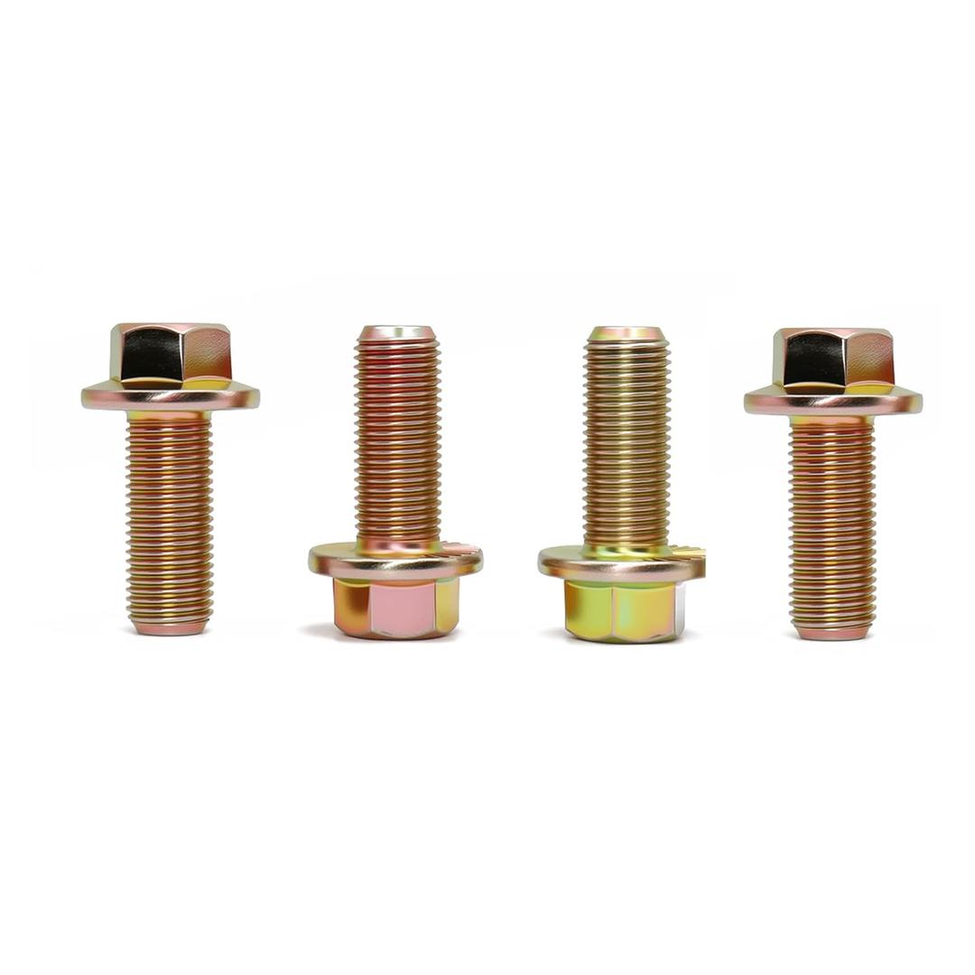 4 Pcs Front Disc Brake Caliper Bracket Bolt Fits Toyota,Honda,Lexus,Subaru,Kia Select Models,Replace OEM GM 19325589,18K17003