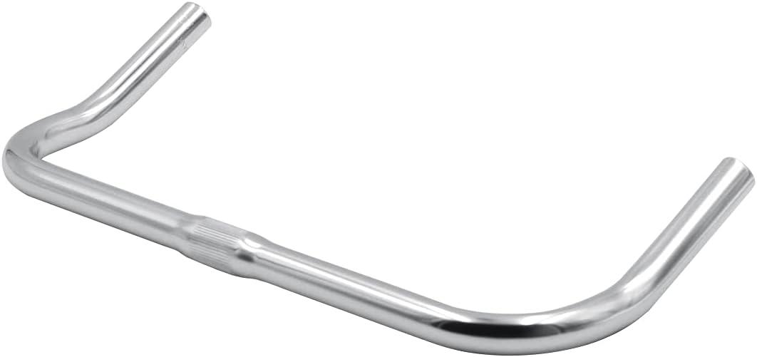 SENQI Bike Handlebar Aluminum Alloy Fixed Gear Road Bicycle Handlebars 22.2x25.4x420mm Silver