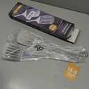 2 Pcs Stainless Steel Spatulas Set, Metal Spatula Solid & Slotted Turner, Heavy Duty Sturdy Spatula for Kitchen Use, High Heat Resistant Cooking Utensils for Fish Eggs Pancakes, Easy to Clean, Silver