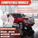 GlobalPrince 751-710 Front Driver Side Power Window Regulator with Motor Compatible with Ford F-350 F-250/F-450 Super Duty 2013-2016 Replace# 751710 CC3Z2523201B
