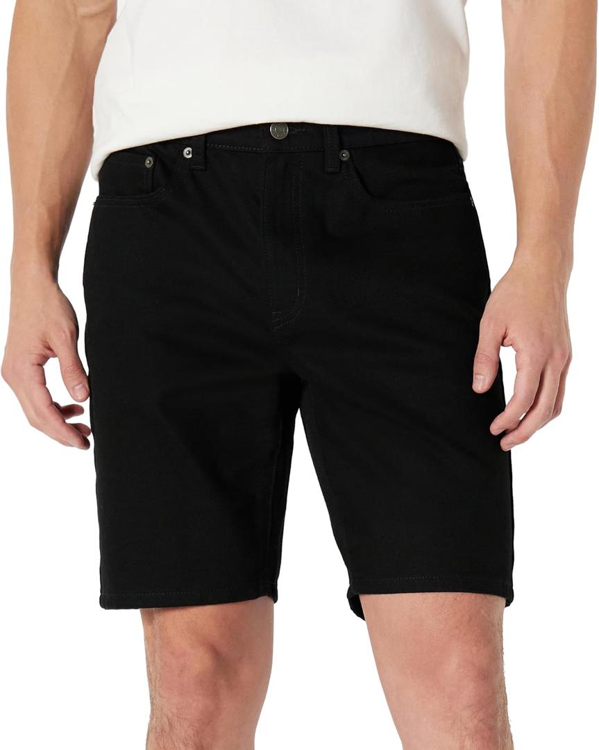  Amazon Essentials Men's Heavyweight Stretch Straight-Fit Jean Shorts, 36