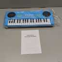 Upgraded 37 Keys Kids Piano Keyboard  Portable Toddler Music Toy Keyboard with Microphone Musical Instrument Birthday Gift for 3 4 5 6 Boys Girls, Blue