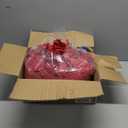 Artificial Hydrangea Flowers 104 PCS Faux Silk Hydrangeas Flowers Heads with Stems for Valentine's Day Wedding Centerpieces Home Garden Baby Shower Party Decoration (Red)