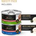 Purina Pro Plan Sensitive Skin and Stomach Wet Cat Food Variety Pack, Duck and Artic Char Entrees - (Pack of 24) 3 oz. Cans (EXP 02/29/28)