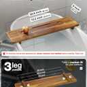 Acacia Large Bath Tray for Tub 34.6"x9" Wooden Bathtub Caddy Tray