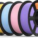 ELEGOO Matte PLA 3D Printer Filament 1.75mm Bundle 4KG Sunshine 4 Colors