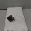 INOVADAY 100% Blackout Curtains for Bedroom, Black Out Curtains 96 Inch Long, Clip Rings Linen Blackout Drapes, Thermal Insulated Room Darkening for Living Room, 2 Panels - Beige,W50xL96