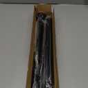 Matte Black Shower Curtain Rod,1 Inch Diameter Stainless Steel Adjustable Spring Tension Rods 32 to 68",with Holders,Anti-Slip,Curtain Rods No Drilling(1 Pack)