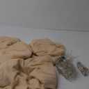 10×10ft Champagne Tulle Backdrop Curtain with Lights String for Parites, Sheer Photo Curtain Backdrop Drapes for Wedding Party Photography Backgrounds