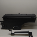 VEVOR Truck Bed Storage Box, Lockable Lid, Waterproof ABS Wheel Well Tool Box 6.6 Gal/20 L with Password Padlock, Compatible with Dodge Ram 1500 2019-2021, Passenger Side, Black