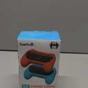 [Switch 1/2 Compatible] FASTSNAIL Grips for Nintendo Switch 2 (2025)/1&OLED for Joy-Con 2, Wear-Resistant & Anti-Slip Controller Grips Handle Kit, Switch 2 Joypad Holder Accessories (Orange,Blue)