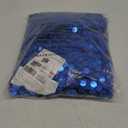 7.2 FT Bling Arch Backdrop Cover, Royal Blue Sequin Wedding Arch Stand Cover, Round Top Fitted Chiara Backdrop Cover for Birthday Party Ceremony Baby Shower Banquet Decoration