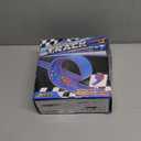 DKOXT Flexible Race Track for Kids 15 Feet of DIY Flex Track Race with 2 Cars & 3 Strong Suction Cups Car Ramp Toy Track, for Kids Ages 3+, Victory Blue