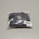 SUUKSESS Women 2 Piece Workout Sets High Waisted Tummy Control Biker Shorts Halter Padded Tank Tops (X-Small, Dark Grey)