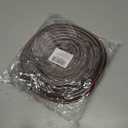 50Ft Weather Stripping Door Seal Self-Adhesive Seal Strip for Door and Window 0.35" Wide x 0.35" Thick, Gray