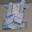 DLLYING Cinderella Dresses For Girls Little Kids Toddler Princess Fancy Dress Up Clothes + Accessories Halloween Christmas Carnival Birthday Party Role Play Cosplay Costume Blue 9-10 Years, size 150