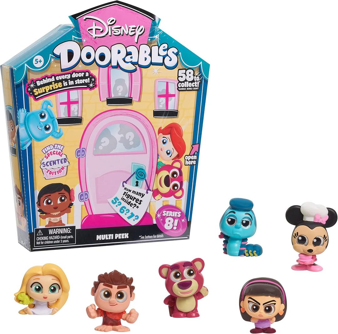 Disney Doorables Multi Peek Series 8 Featuring Collectible Scented Figures, Officially Licensed Kids Toys for Ages 5 Up by Just Play