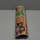 Tailus Christmas Gingerbread House Kitchen Rugs Set of 2, Red Gingerbread Man Xmas Tree Hearts Cookies Floor Mats Decor, Winter Holiday Believe Door Mat Home Decorations - 17x29 and 17x47 Inches