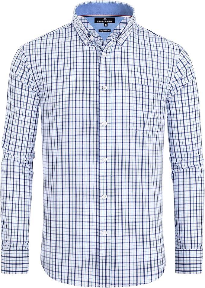 Alimens & Gentle Men's Classic Button Down Shirt M
