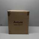 Aveyas 10 inch Ceramic Plant Pot with Drainage Hole and Saucer - Suitable for Indoor and Outdoor Use, Modern Planters for House Garden Flower Tree Snake Monstera Plants (10", Glossy Black)