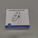 Scrolling Ring Remote for TikTok YouTube IG Shorts Video Landscape Portrait, Fingertip Wireless Scroller Page Turner Clicker for Kindle APP Compatible with iPhone iPad Android Phone Tablet (Black)