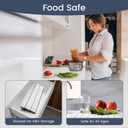 Meowoo Stone Drying Mat for Kitchen Counter, 15.7"x11.8" Foldable Diatomaceous Earth Mat, Super Absorbent, Quick-Dry Bath & Kitchen Pad for Dishes, Cups, Bottles, Non-Slip, Fits Any Countertop - White
