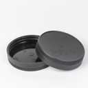 9 Pack Black Plastic Wide Mouth Mason Jar Lids, One-piece Lid without Silicone Ring, Fit Ball, Kerr and More, Canning Lids (Black)