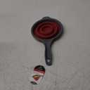 Dexas Pop N Store Collapsible Strainer, 8-Inch, Red, 1.3 Quarts Capacity, Dishwasher Safe, Space-Saving Design