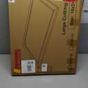 Kikcoin 24”×18” Bamboo Cutting Boards for Kitchen, Wooden Healthy Cutting Boards for Charcuterie, Vegetables, Cheese, Bread, Extra Large Chopping Boards with Deep Juice Groove and Handle, Natural