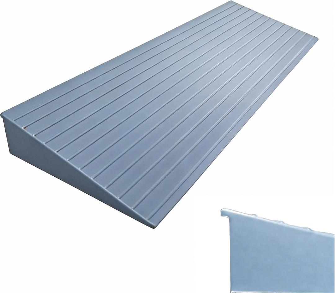 2.4" Rise Threshold Ramp for Doorways, Odorless Indoor Entry Ramp
