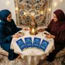 2 x Eid Mubarak Napkins, 100 Pcs Eid Mubarak Ramadan Paper Napkins Disposable, 2-Ply Blue Gold Star Moon Absorbent Paper Hand Towels for Bathroom Home Kitchen Mardi Gras Party Decorations Supplies