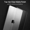 Soonjet Invisible Armor for MacBook Air 15 inch Case | M5 M4 M3 M2 2026 2025-2023 | Same as Bare Device | Closes Seamlessly | Hard Shell Laptop Cover | Matte Clear
