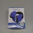 Travel Pillows for Airplanes, Airplane Pillow for Long Flight, Airplane Head Strap with Eye Mask for Sleep, Travel Neck Pillow for Car Road Trip, 360 Support Headrest, Stop Bobblehead, Black